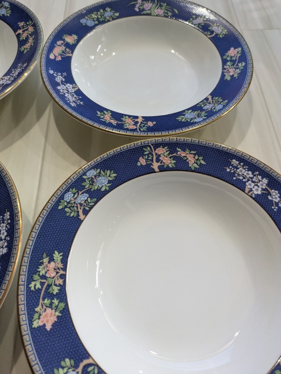 【超美品！】☆WEDGWOOD☆ブルーサイアム☆金彩☆スープ皿☆洋食器☆札幌☆北海道☆_画像4