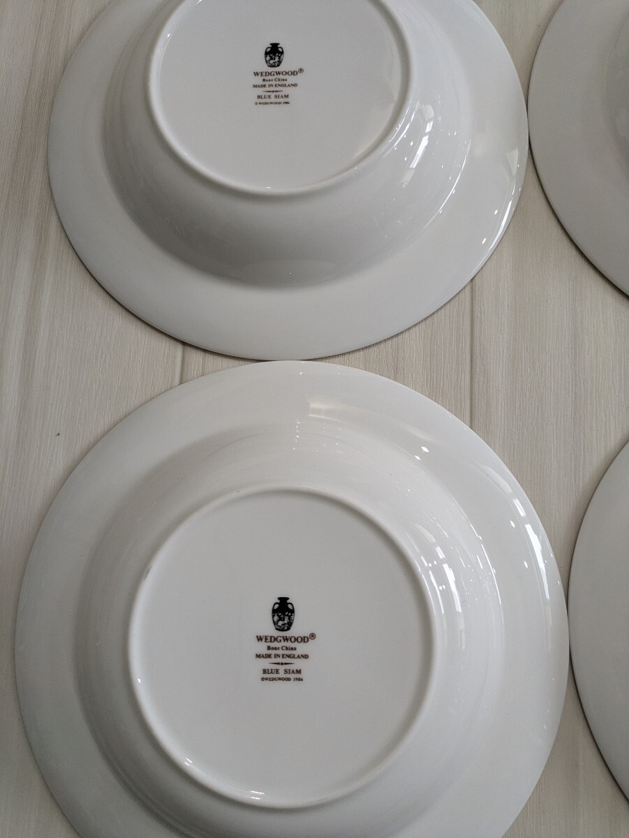 【超美品！】☆WEDGWOOD☆ブルーサイアム☆金彩☆スープ皿☆洋食器☆札幌☆北海道☆_画像6