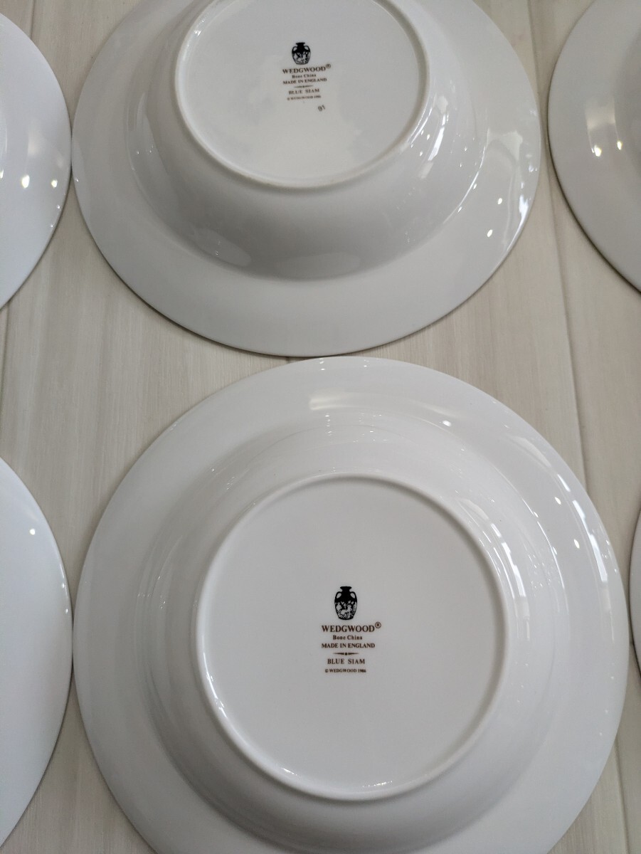 【超美品！】☆WEDGWOOD☆ブルーサイアム☆金彩☆スープ皿☆洋食器☆札幌☆北海道☆_画像7