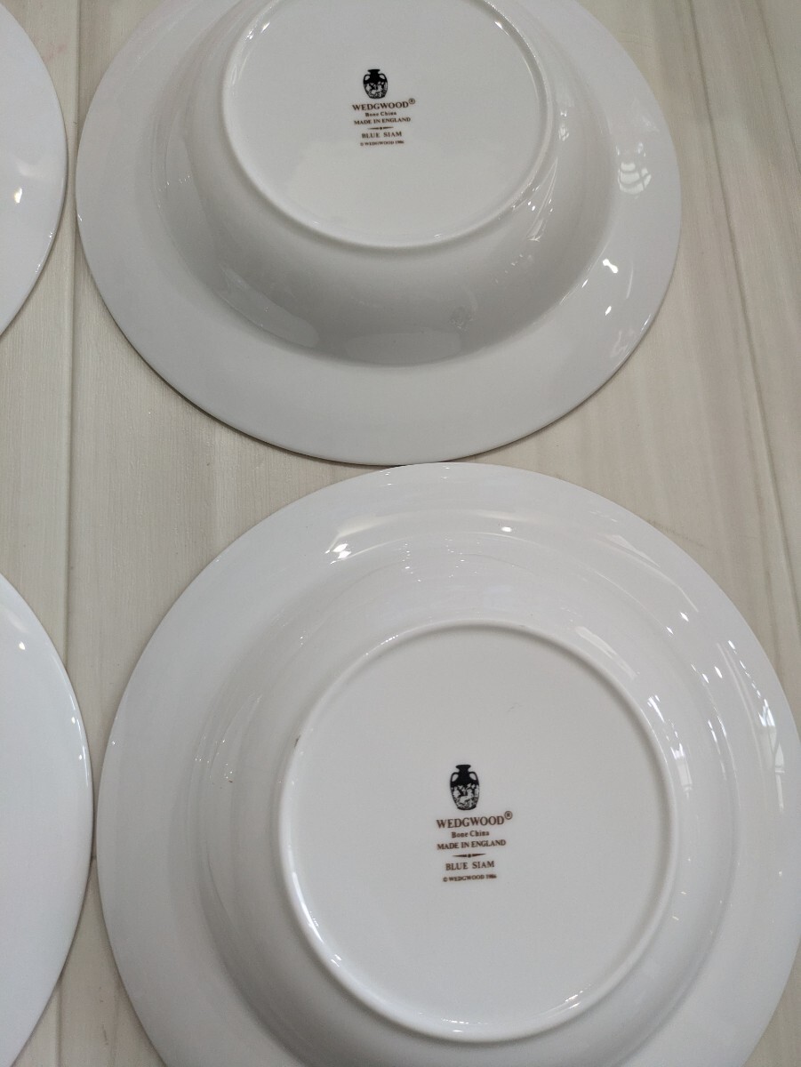 【超美品！】☆WEDGWOOD☆ブルーサイアム☆金彩☆スープ皿☆洋食器☆札幌☆北海道☆_画像8