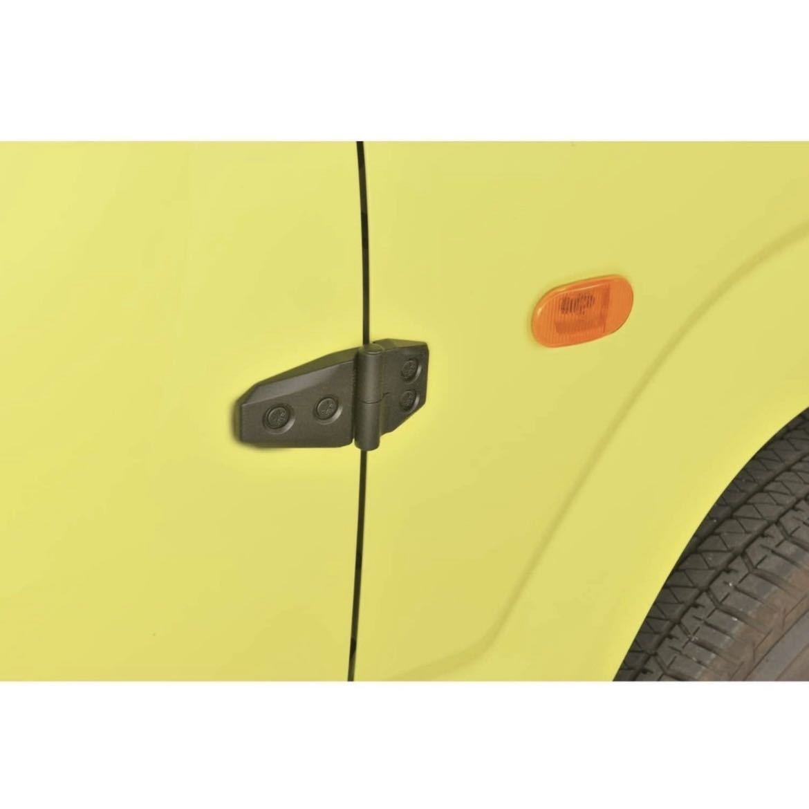 数量限定年末特価! 【送料無料】ドアヒンジ ダミー 4個セット ジムニー JB64 ジムニーシエラ JB74 タフト_画像3