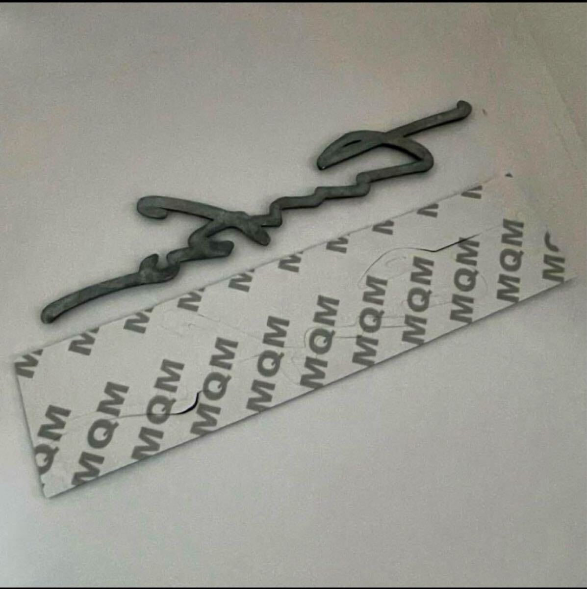 エンブレム 筆記体 【turbo ターボ】 マットブラック_画像4