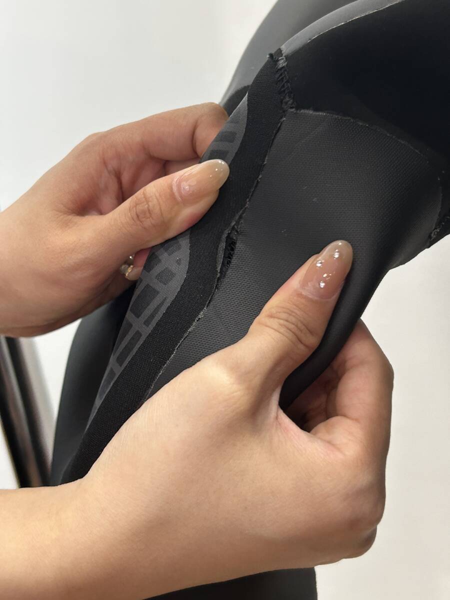 ウェットスーツ MBサイズ スキン ロングジョン＆タッパー セット 3mm レディース ジャケット ラバー クラシック 2ピース サーフィン_画像9