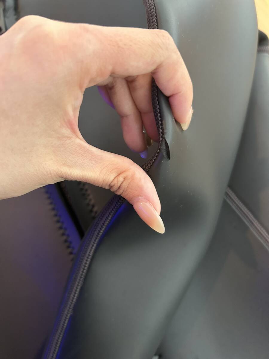 ウェットスーツ　MLサイズ タッパー2.5mm レディース スキン ラバー ジャケット サーフィン SUP ダイビング シュノーケリング_画像4