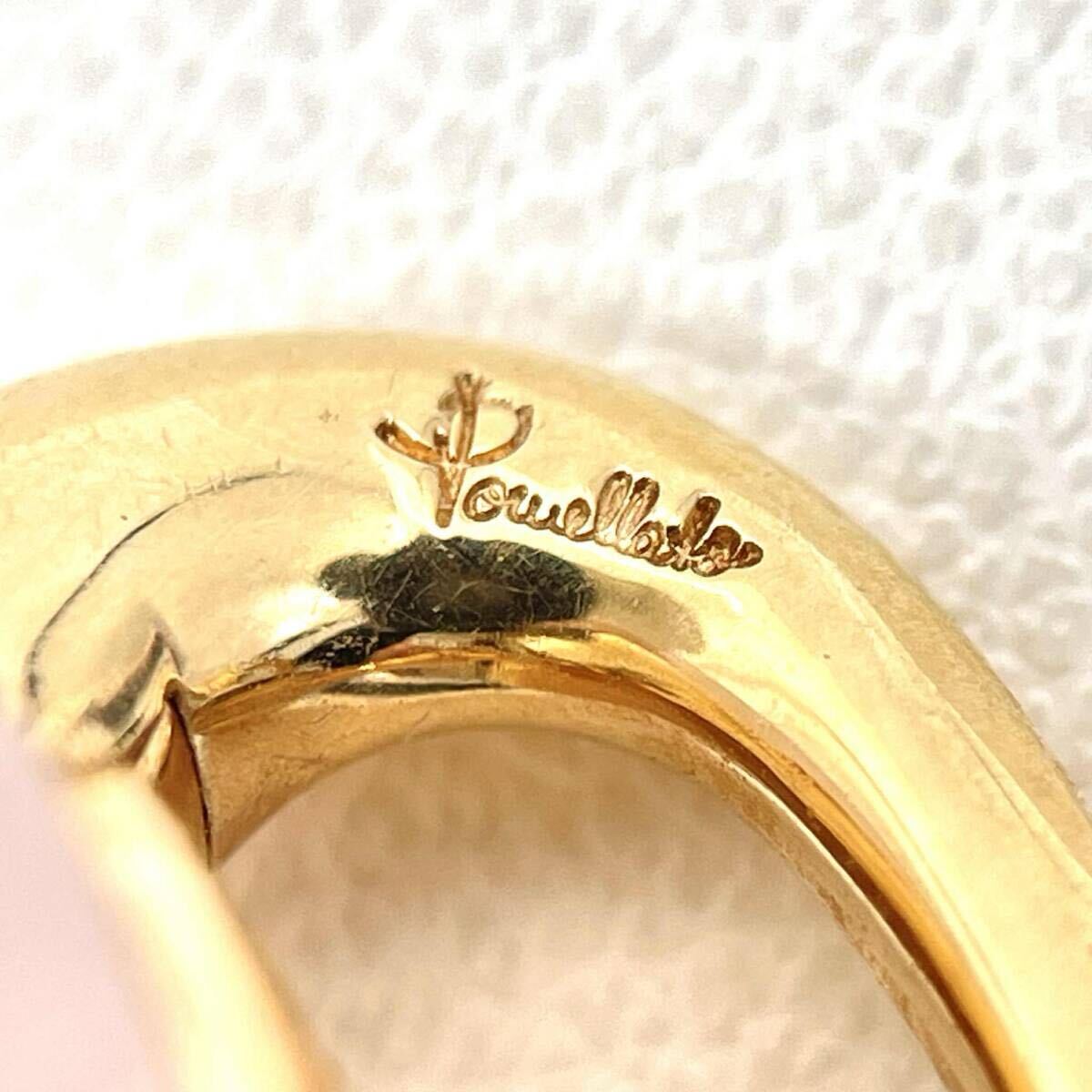 1円～ 訳あり ポメラート ルナ ローズクォーツ 石欠けあり ペンダントトップ 750 K18YG 金 ゴールド ブランドジュエリー 6.7g Pomellato_画像3