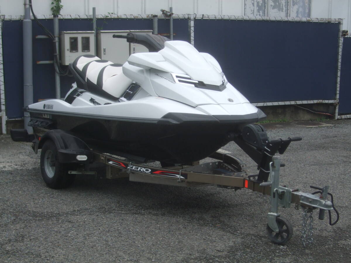 ★純正新品済み★ヤマハ YAMAHA FXクルーザー SVHO 2015年★ソレックス ステンレス ゼロトレーラー付き 3人乗り セル1発始動 カスタム_画像2