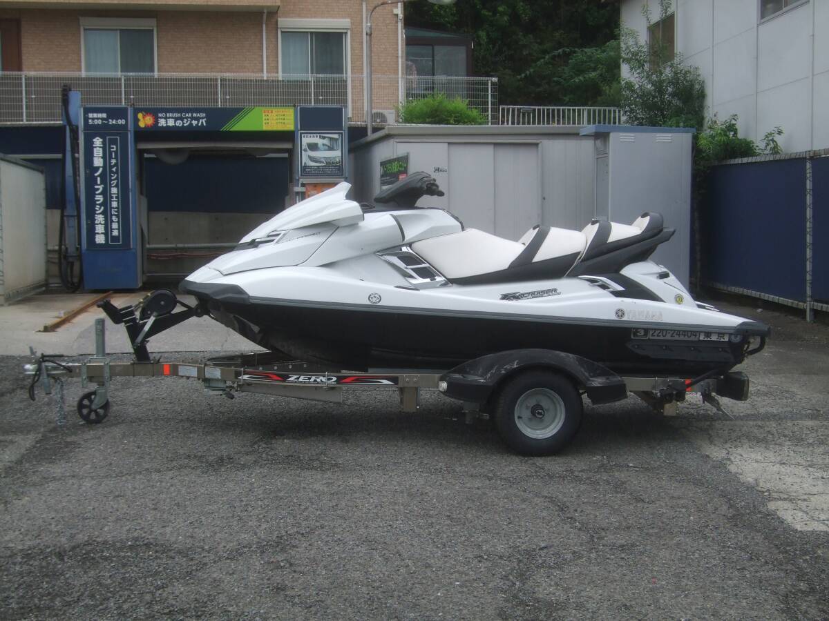 ★純正新品済み★ヤマハ YAMAHA FXクルーザー SVHO 2015年★ソレックス ステンレス ゼロトレーラー付き 3人乗り セル1発始動 カスタム_画像4