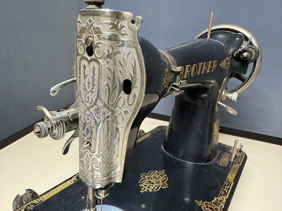 ブラザー アンティークミシン BROTHER 昭和レトロ　現状品_画像3