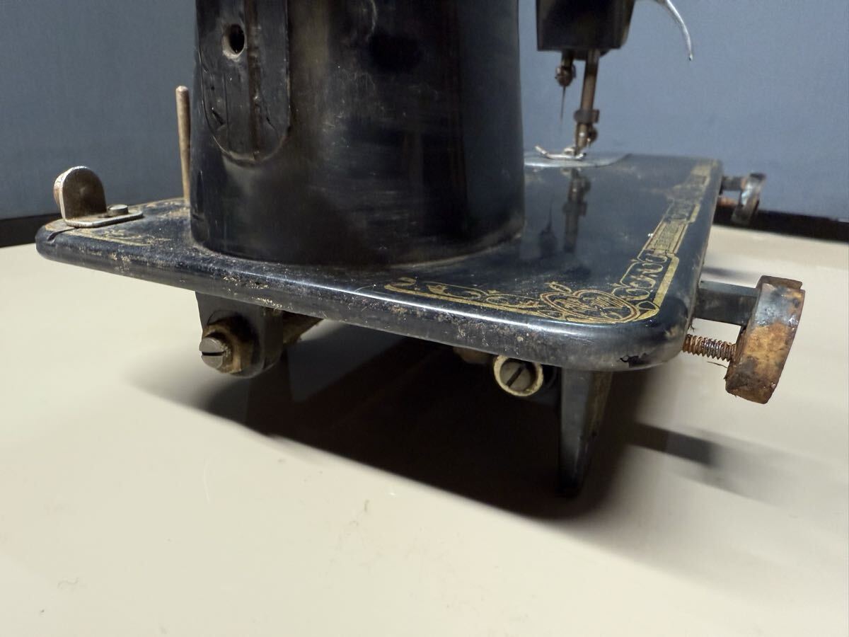 ブラザー アンティークミシン BROTHER 昭和レトロ　現状品_画像9