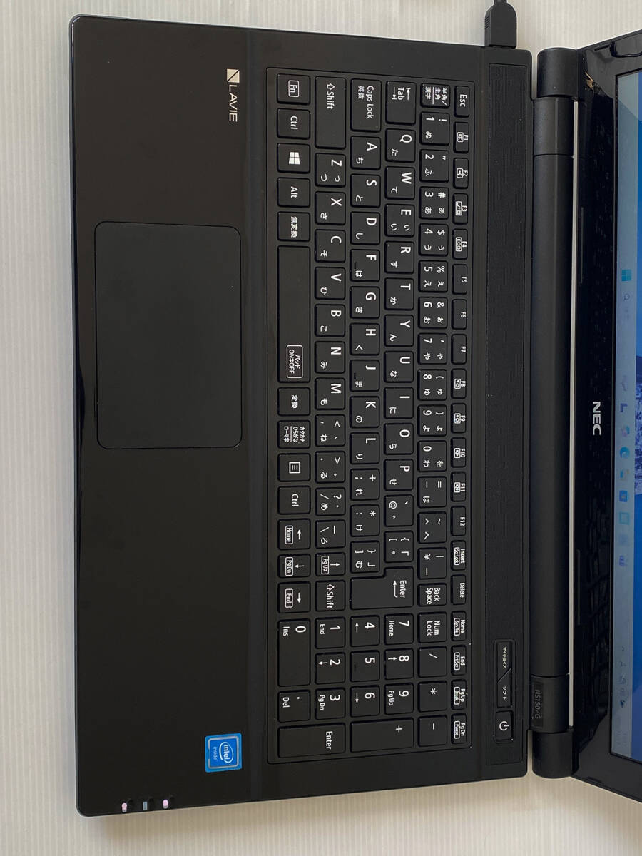 きれい♪つやあり【Windows11最新25H2★SSD256GB新品】メモリ8GB■NEC LAVIE NS150/G_画像6