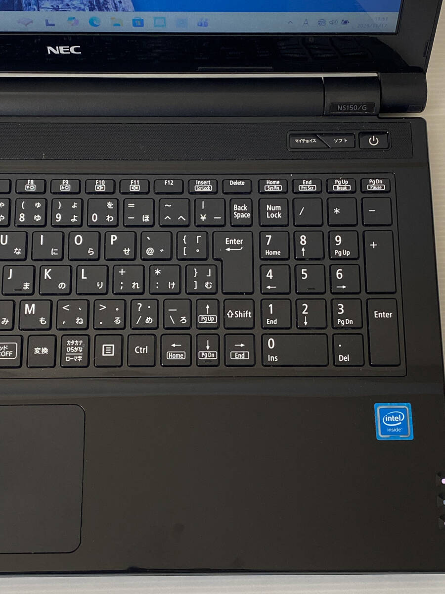 きれい♪つやあり【Windows11最新25H2★SSD256GB新品】メモリ8GB■NEC LAVIE NS150/G_画像5