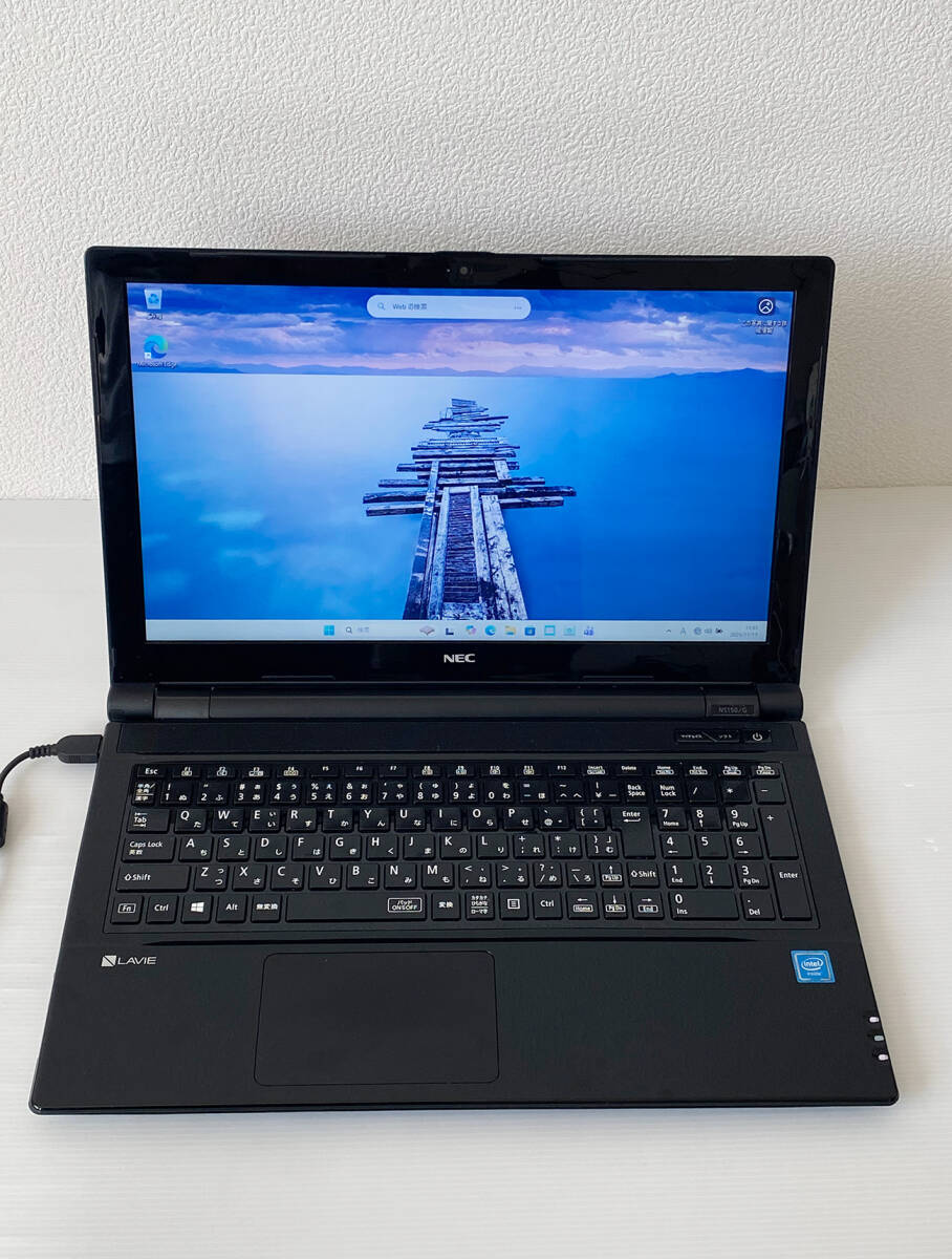 きれい♪つやあり【Windows11最新25H2★SSD256GB新品】メモリ8GB■NEC LAVIE NS150/G_画像1