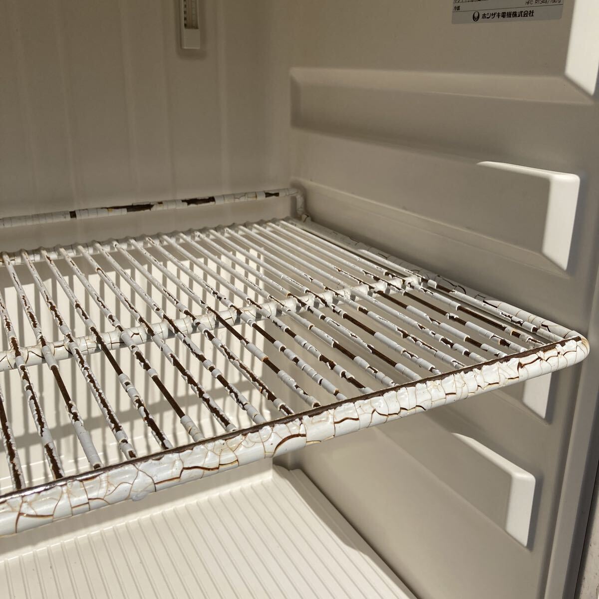 【福岡発】ホシザキ小型冷蔵ショーケース　W630×D450×H1000mm SSB-63AT 118L 業務用 中古_画像8