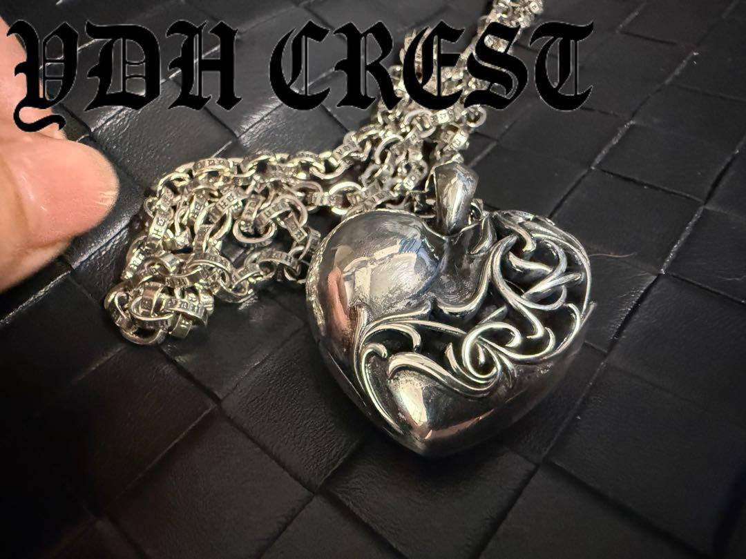 HARTG シルバーネックレス 写真や小物が収納可能ハート型デザインネックレス_画像4