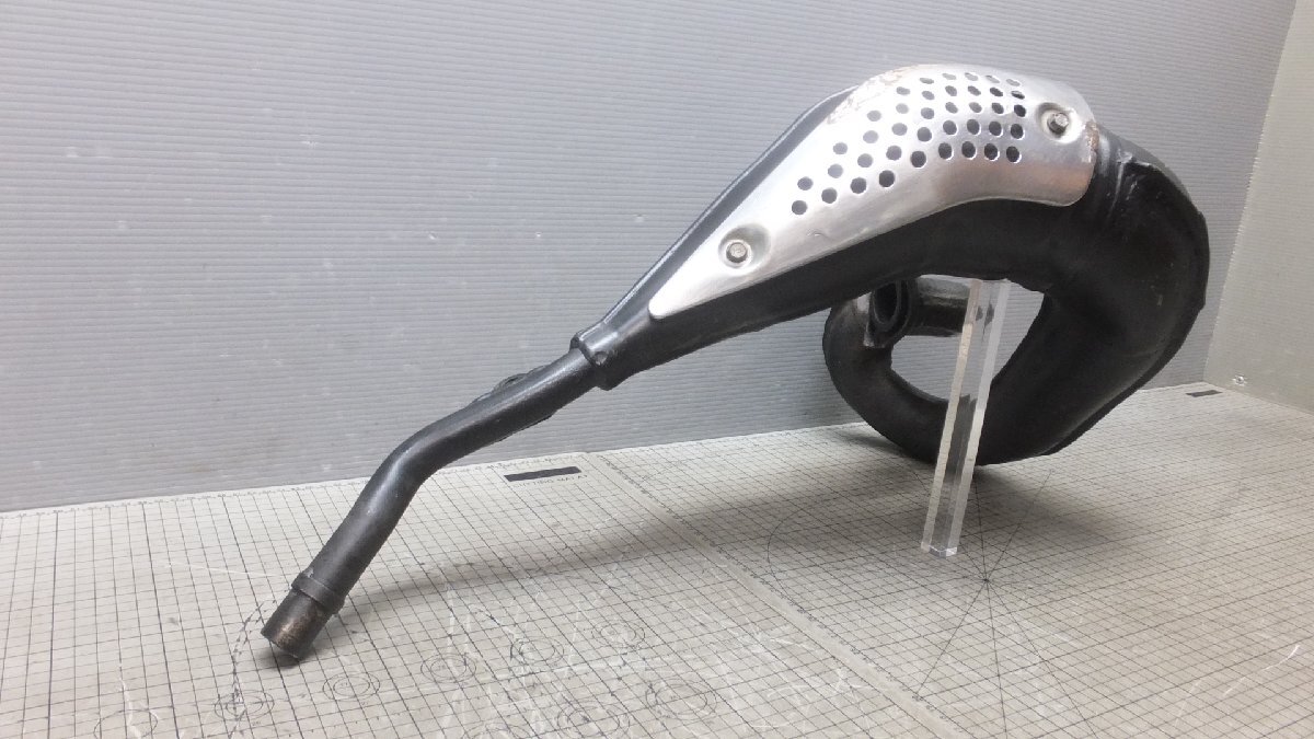 TH DT230ランツァ DG05X マフラー チャンバー エキパイ フロントパイプ ヒートガード 純正 検 LANZA 4TP 逆輸入車_画像2