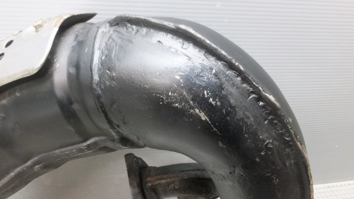 TH DT230ランツァ DG05X マフラー チャンバー エキパイ フロントパイプ ヒートガード 純正 検 LANZA 4TP 逆輸入車_画像6