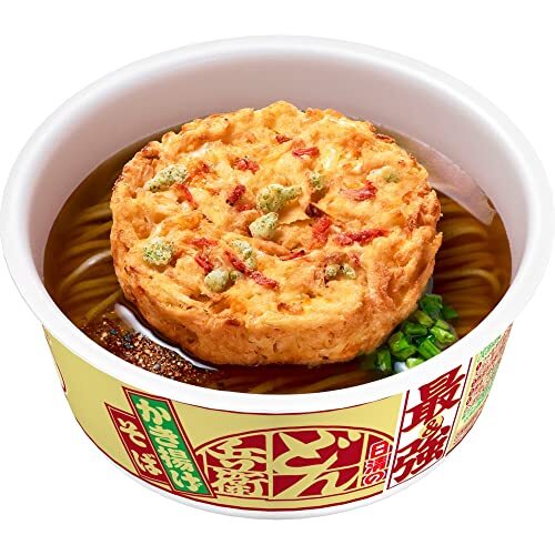 どん兵衛 日清の最強どん兵衛 かき揚げそば [やげん堀 特製七味唐辛子] 日清食品 カップ麺 101g×12個_画像2