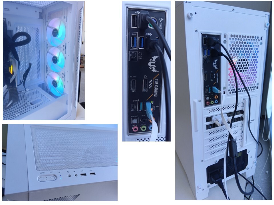 [ обычный рабочий товар | Rainbow цвет ]ge-ming|RYZEN 7 3700X /8ko/16 потертость |NVIDIA GeForce RTX 2060:6GB| память :32GB|M.SSD:1TB|650W