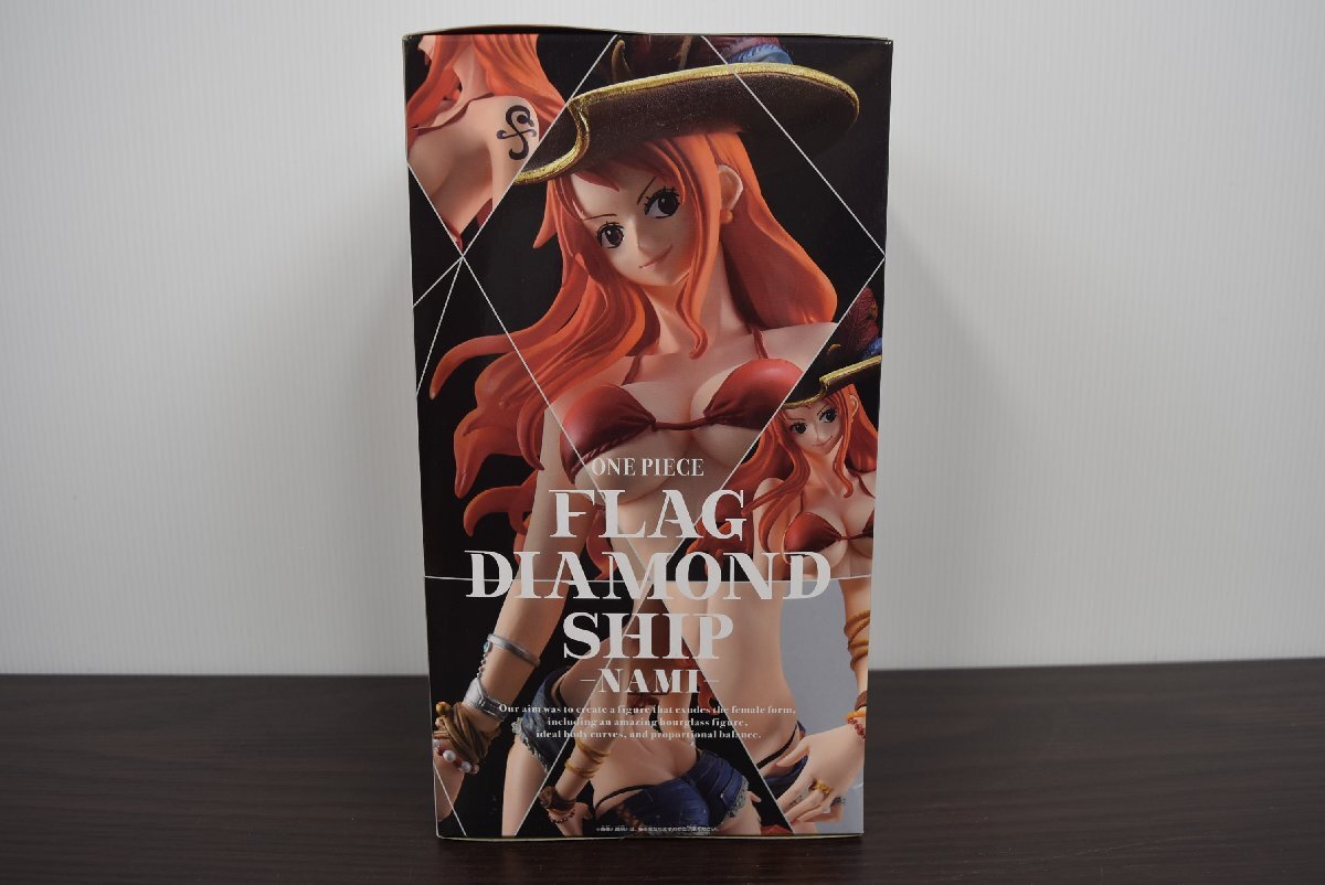 B-657 中古 未開封 ジャンク品 ONE PIECE ワンピース ナミ フラッグダイアモンドシップ プライズ品 非売品 アニメ マンガ 美少女_画像3