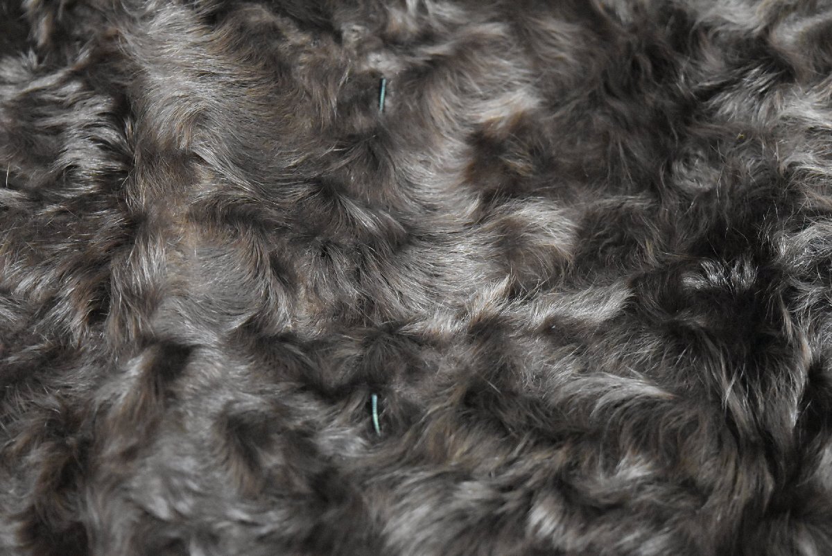 A-730_K 中古 ジャンク品 MoonBatFur ムーンバットファー パステルミンク 八分 コート サイズ15 ブラウン 毛皮 リアルファー アウター_画像8