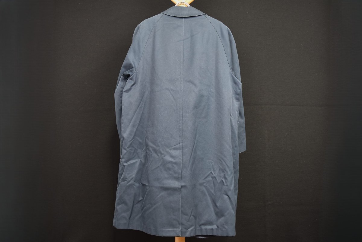 C-331 中古 ジャンク品 Bartson's バートソンズ ステンカラー コート ネイビー ボアライナー付き サイズ46 ベルギー製 メンズ ジャケット_画像3