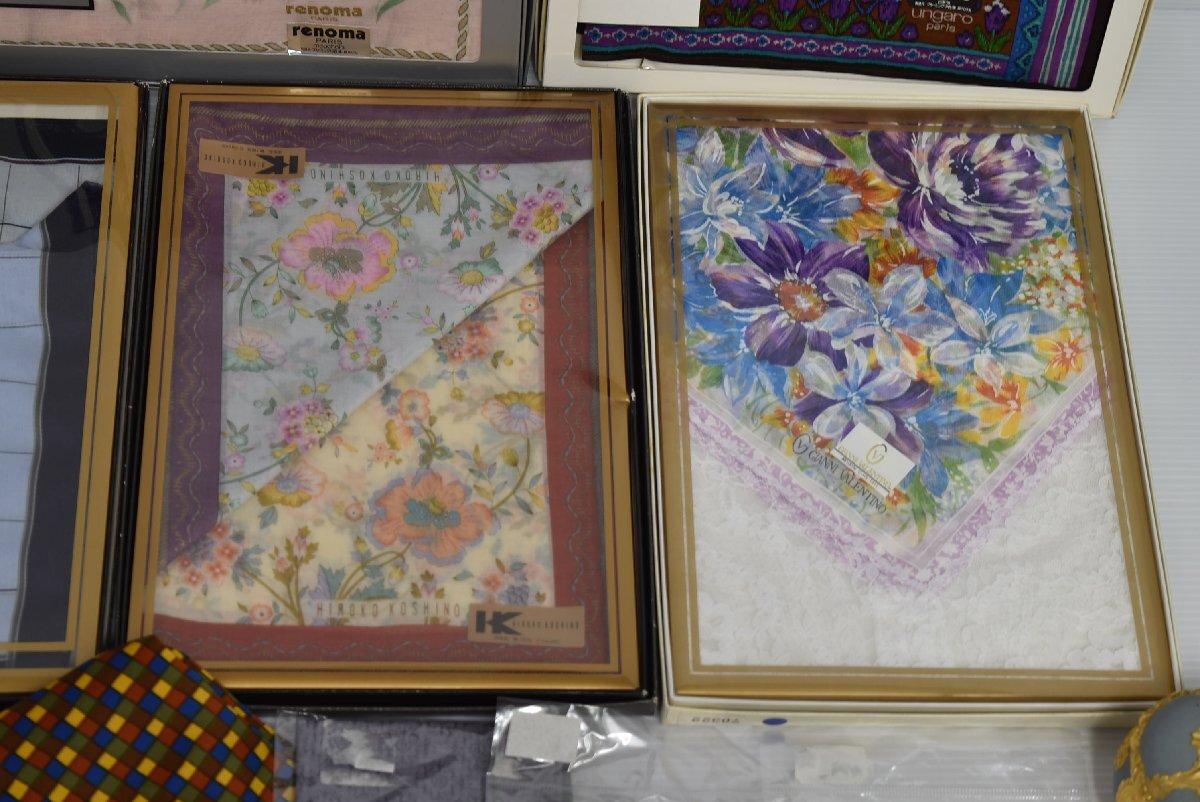 C-310 中古 ジャンク品 レディース ブランド 小物 まとめ売り スカーフ ハンカチ 小物入れ 等 イヴサンローラン ランバン ニナリッチ 婦人_画像5