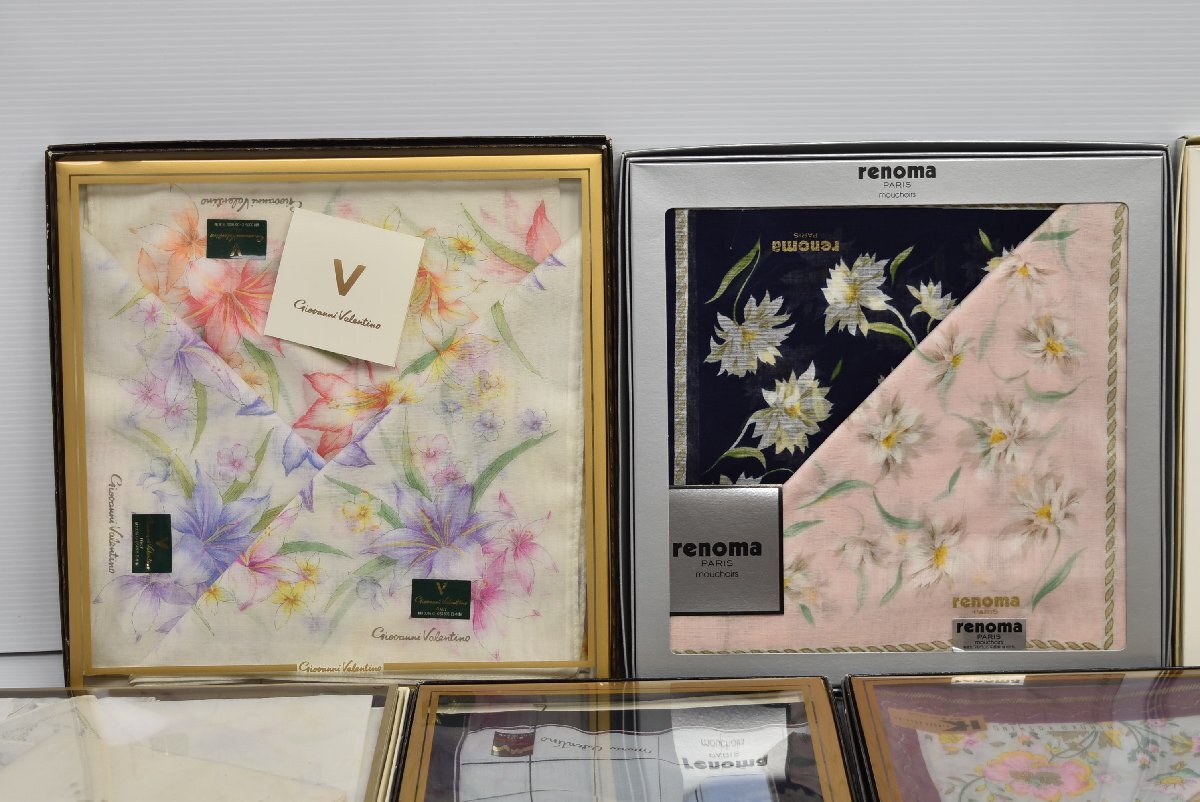 C-310 中古 ジャンク品 レディース ブランド 小物 まとめ売り スカーフ ハンカチ 小物入れ 等 イヴサンローラン ランバン ニナリッチ 婦人_画像2