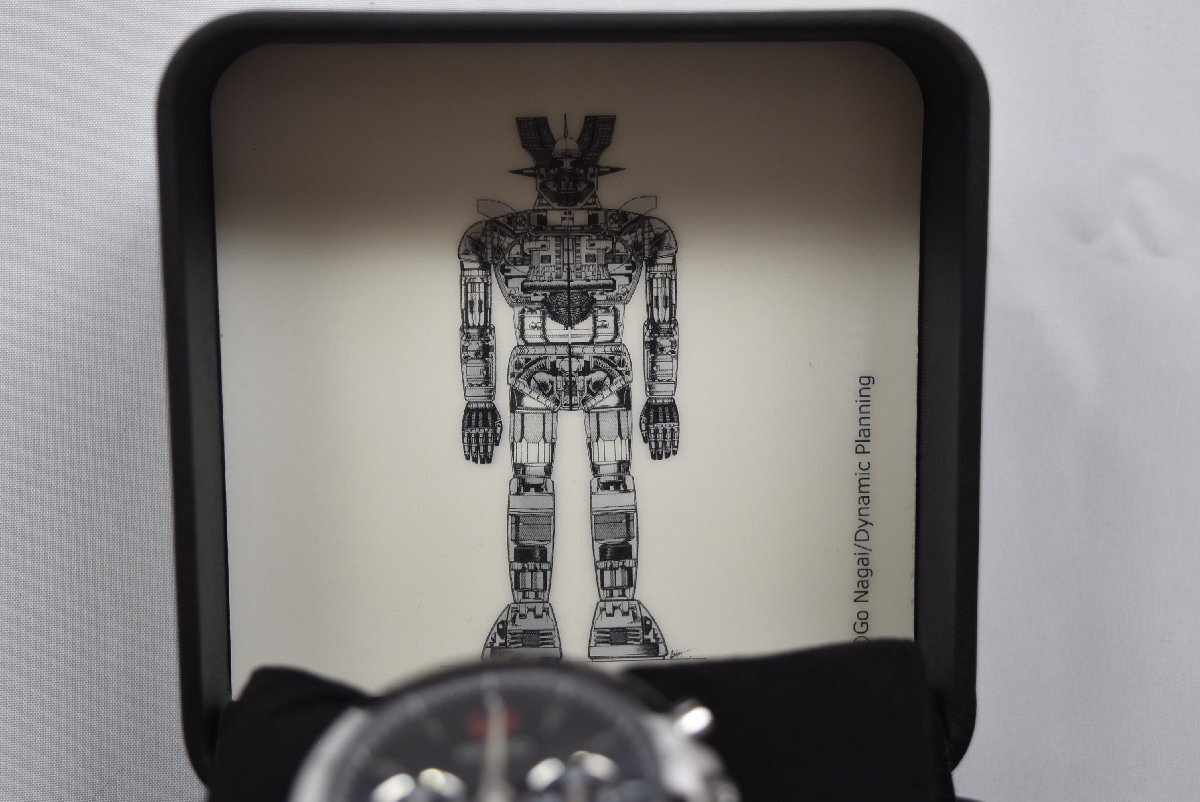 A-590 中古 未使用 ジャンク品 SEIKO セイコー マジンガーZ 50周年記念 ウォッチ 腕時計 8T63-00K0 ロボット アニメ マンガ 永井豪_画像3