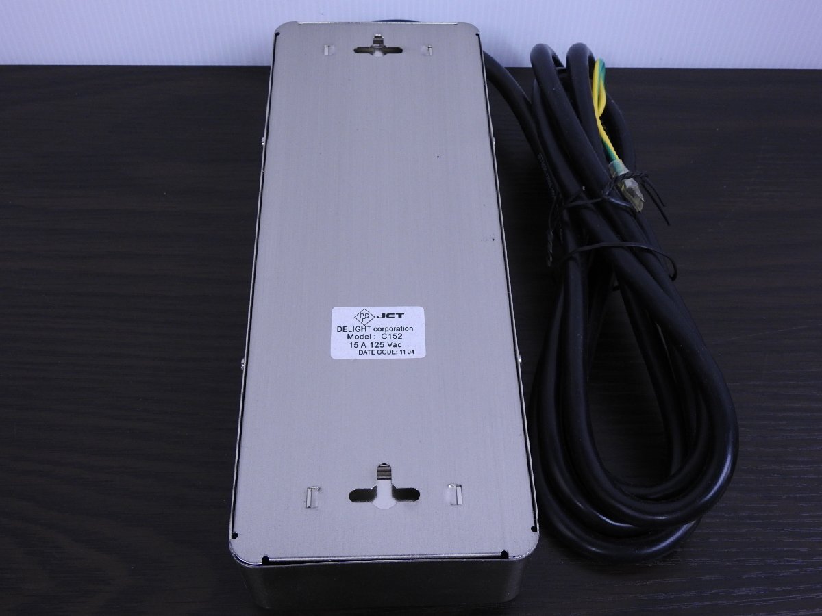 B-641 中古 ジャンク品 Mercury マーキュリー 電源タップ 6口 延長コード マルチタップ コード ケーブル インテリア アメリカン_画像7