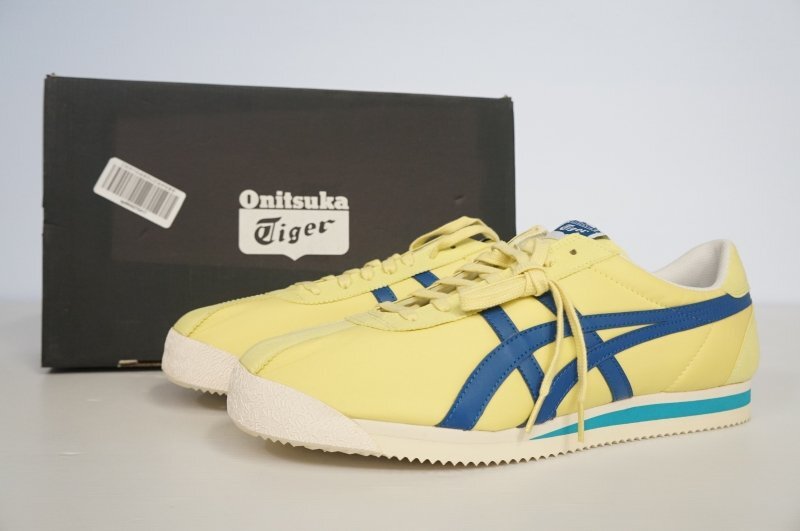 F-572 【ジャンク品 中古美品】 スニーカー オニツカタイガー 31cm TIGER CORSAIR ACID YELLOW_画像1