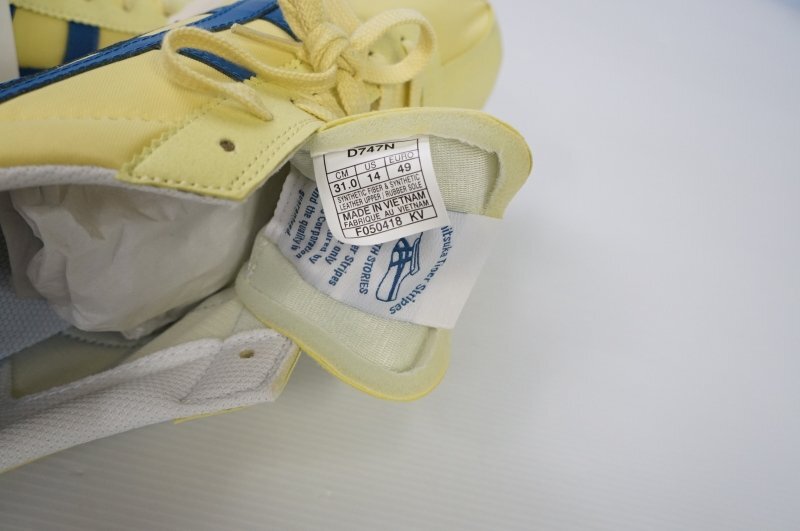 F-572 【ジャンク品 中古美品】 スニーカー オニツカタイガー 31cm TIGER CORSAIR ACID YELLOW_画像7