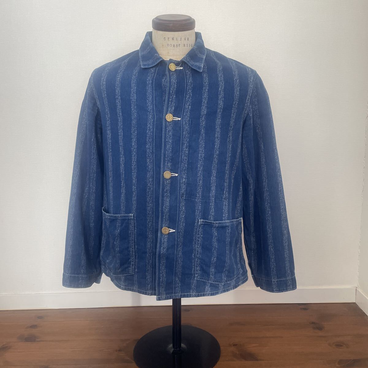 へラーズカフェ　ウエアハウス カバーオール ワークジャケット　サイズ38_画像1