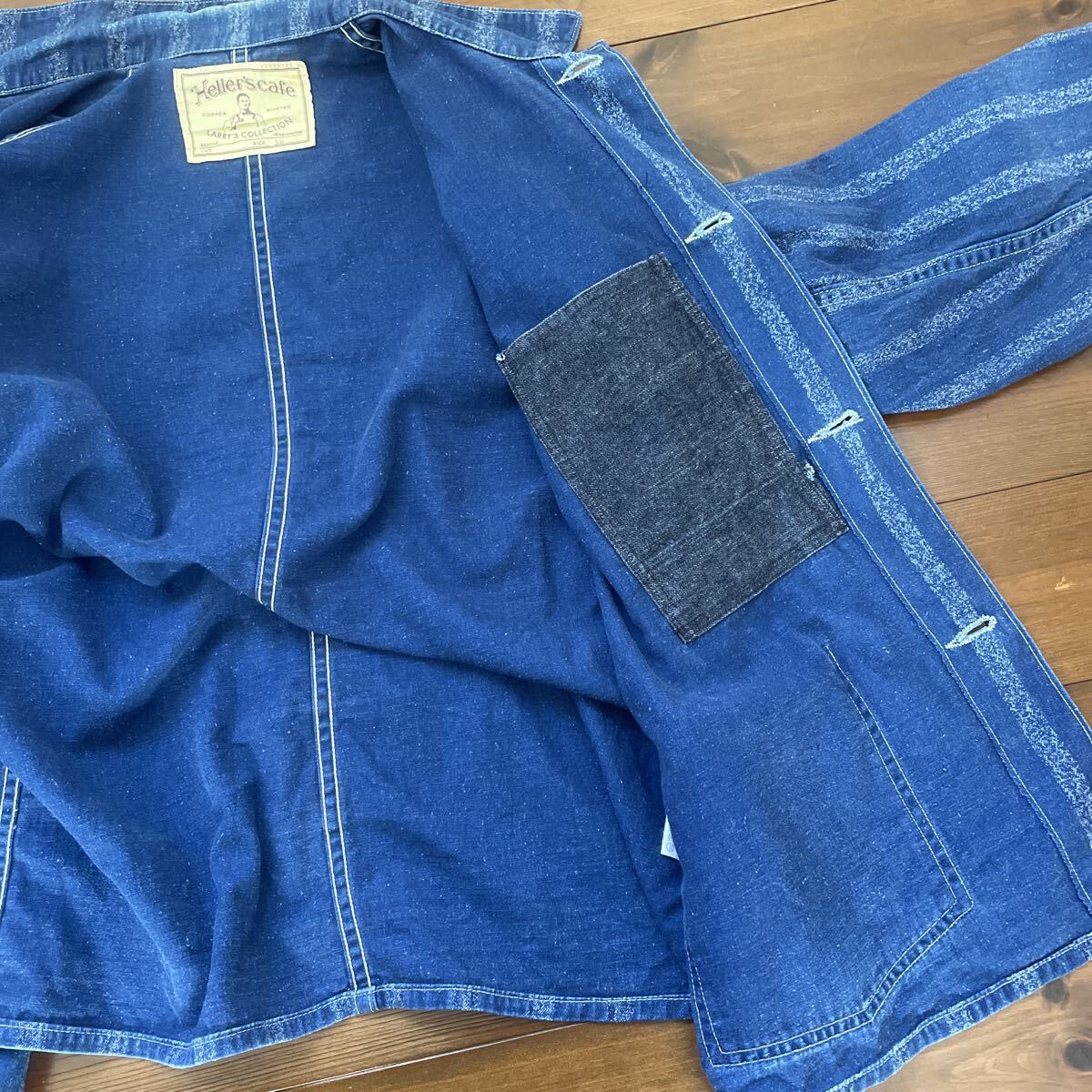 へラーズカフェ　ウエアハウス カバーオール ワークジャケット　サイズ38_画像8