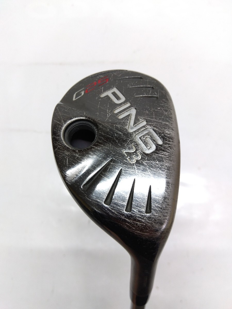 PING G25 UT 23度 flex:S メンズ右 オリジナルカーボンシャフト TFC360 ユーティリティ ピン_画像1