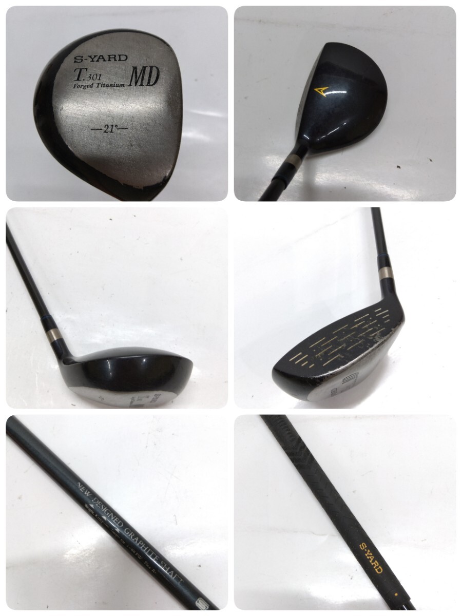 【2本セット!】S-YARD T.301 1W 10.5度 FW MD 21度 flex:R-1 メンズ右 オリジナルカーボンシャフト エスヤード_画像7
