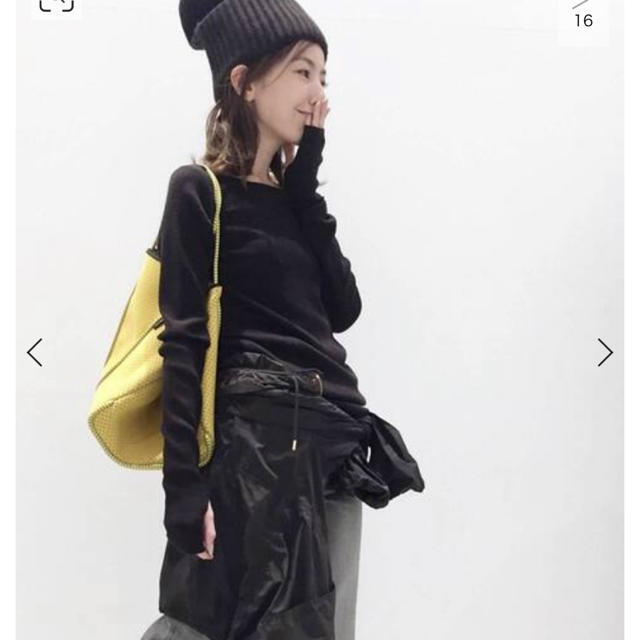 貴重!★L'Appartement アパルトモン ボートネック Rib Knit ブラック 15400円★_画像1