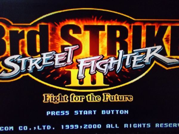 動作確認済 DC ストリートファイターIII 3rd STRIKE Fight for the Future CAPCOM 1999年 ドリームキャスト レトロゲーム_画像2