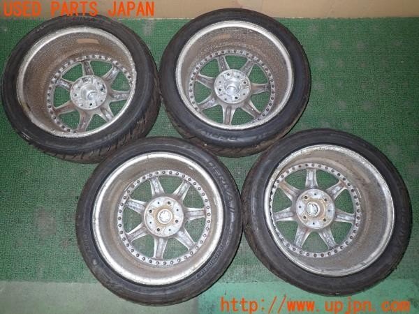 3UPJ=30490918]ギャラン VR-4(E39A)前期 DOALL PRECEDEO ホイール 17×7J +23? +45? PCD114.3 4穴 4本 中古_画像5