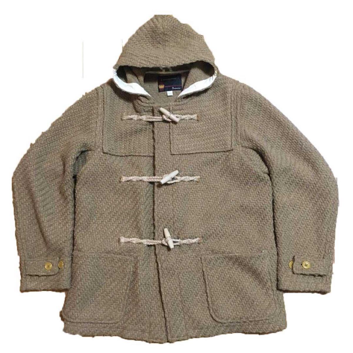 復刻 TOWN CRAFT PENNYS ウール混 ダッフルコート Mサイズ タウンクラフト ペニーズ 古着_画像1