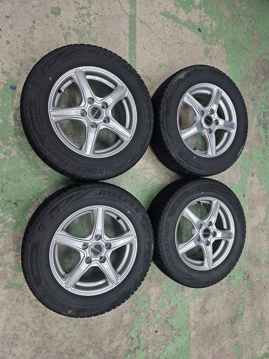 195/65R15 Bridgestone VRX2 остаток паз несколько большее количество легкосплавные колесные диски имеется Noah Voxy Step WGN Serena минивэн серии 195/65R15 Bridgestone VRX2 остаток паз несколько большее количество легкосплавные колесные диски имеется Noah Voxy Step WGN Serena минивэн серии