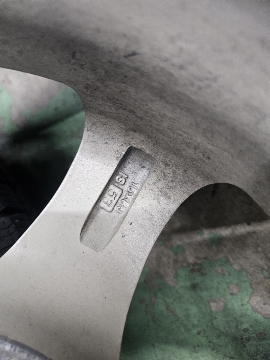 195/65R15 Bridgestone VRX2 остаток паз несколько большее количество легкосплавные колесные диски имеется Noah Voxy Step WGN Serena минивэн серии 