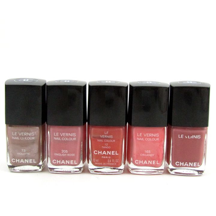 シャネル ヴェルニ ネイルエナメル 5点セット ピンク ベージュ ネイルカラー コスメ まとめて 大量 PO レディース CHANEL_画像1