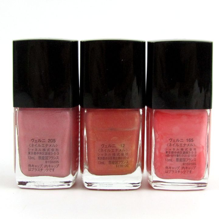 シャネル ヴェルニ ネイルエナメル 5点セット ピンク ベージュ ネイルカラー コスメ まとめて 大量 PO レディース CHANEL_画像3