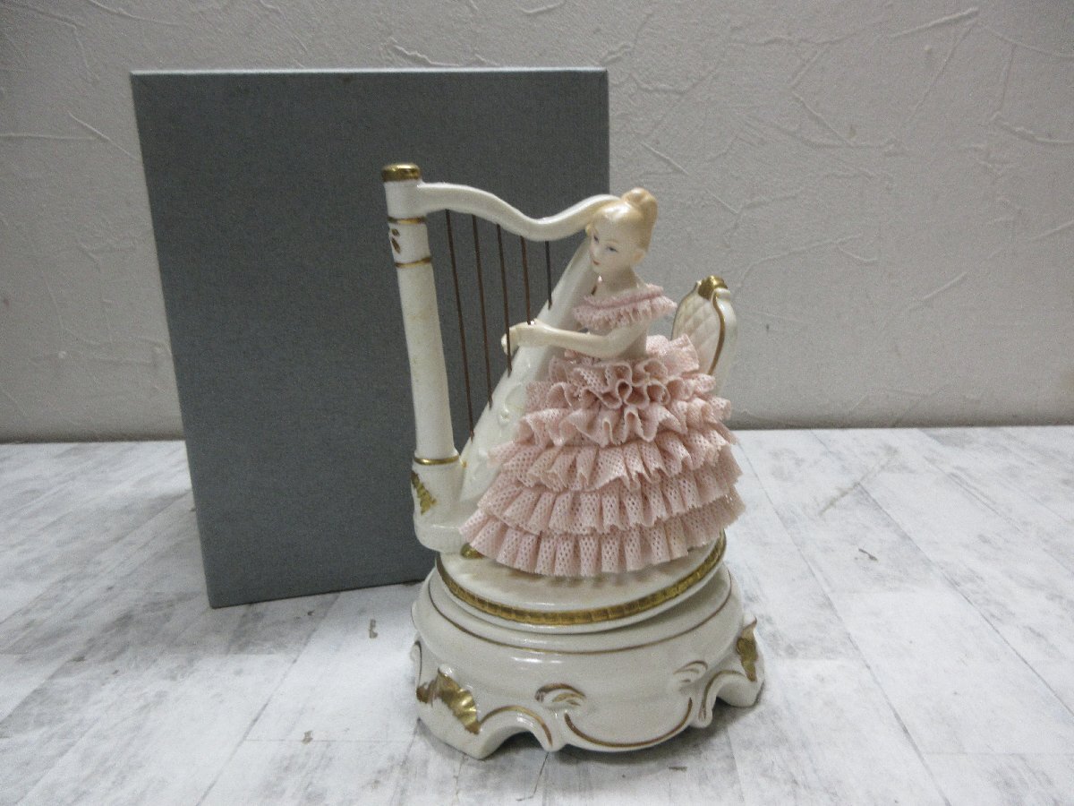 yo7 Demaindo man музыкальная шкатулка арфа .. девушка WL4-P керамика украшение [ звезда видеть ]