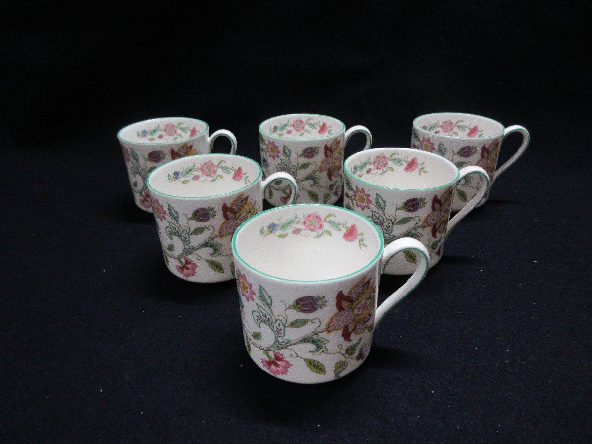yo5 MINTON ミントン HADDON HALL ハドンホール カップ&ソーサー 6客 まとめ カップ ソーサー C&S 【星見】_画像3