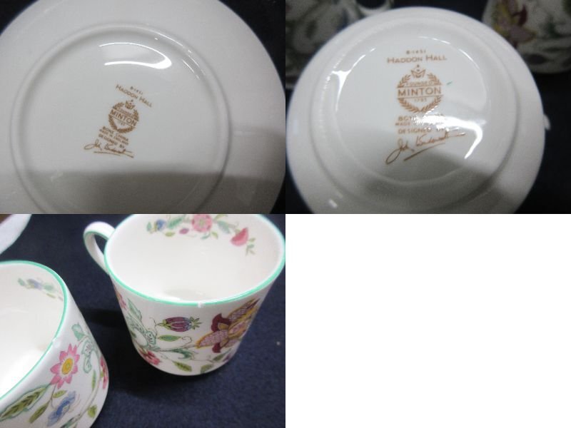 yo5 MINTON ミントン HADDON HALL ハドンホール カップ&ソーサー 6客 まとめ カップ ソーサー C&S 【星見】_画像6