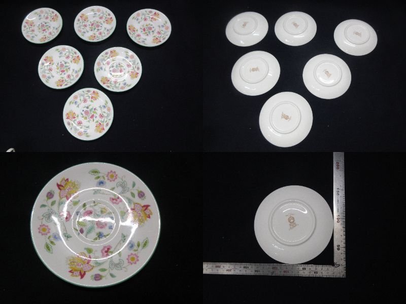 yo5 MINTON ミントン HADDON HALL ハドンホール カップ&ソーサー 6客 まとめ カップ ソーサー C&S 【星見】_画像5