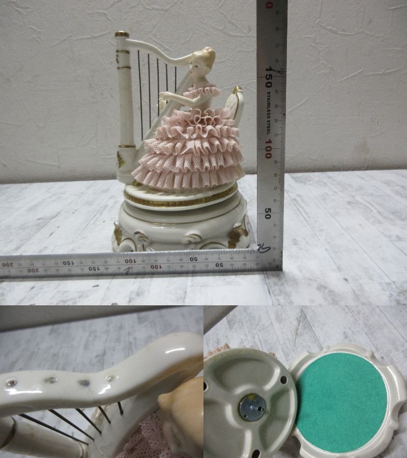 yo7 Demaindo man музыкальная шкатулка арфа .. девушка WL4-P керамика украшение [ звезда видеть ]