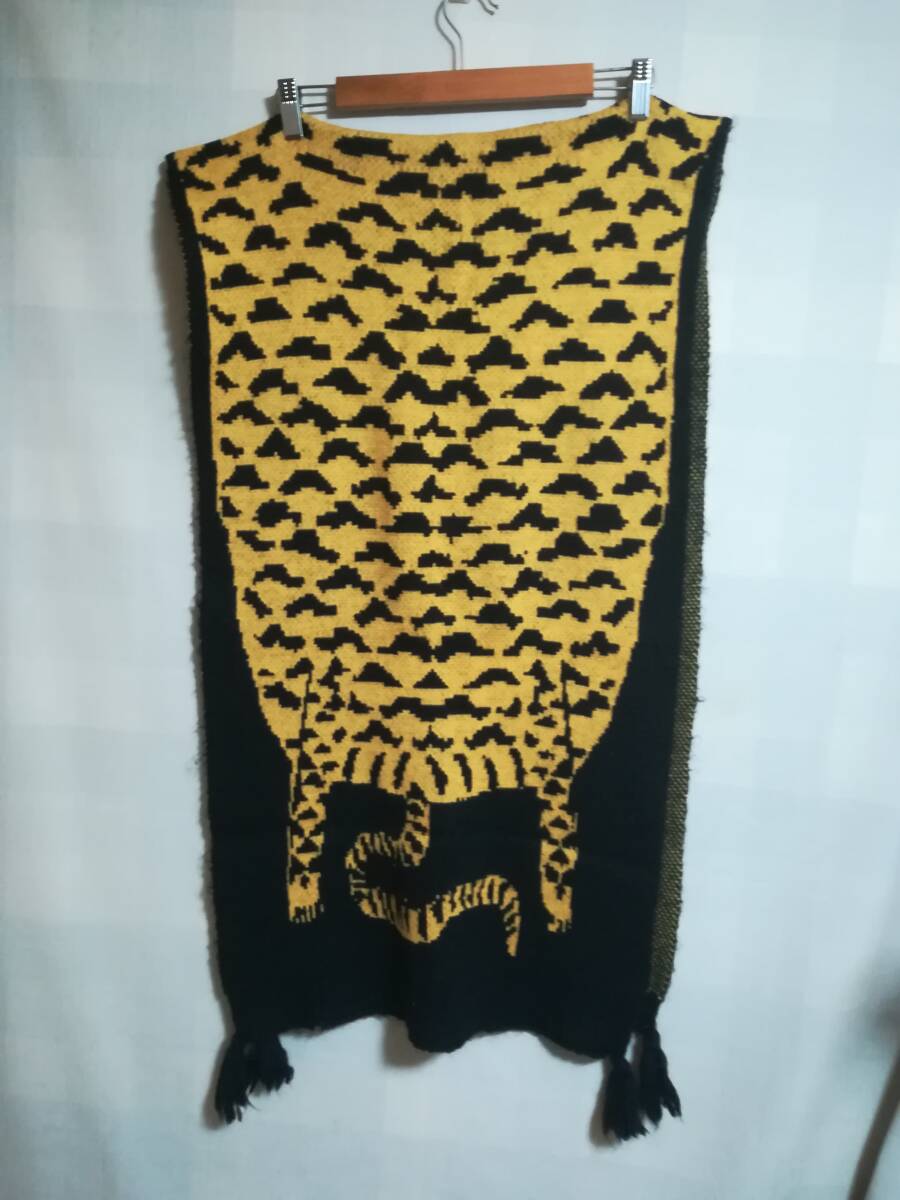 bedsidedrama 19AW トラストール タイガー 大判 ジャガード ショール_画像7