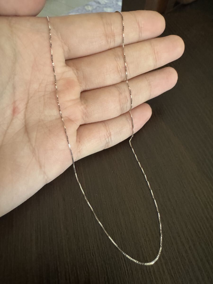 обычная цена 15 десять тысяч иен Damiani 18K белое золото колье LEON Safari размещение модель 50cm